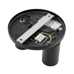 CAN TILT plafondspot, zwart, Ø 20 cm, 2-lamps metaal GU10