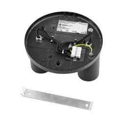 CAN TILT plafondspot, zwart, Ø 20 cm, 2-lamps metaal GU10