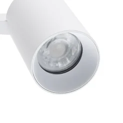 CAN TILT wandspot, wit, Ø 10 cm, metaal, schakelaar, GU10