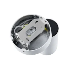 CAN TILT wandspot, wit, Ø 10 cm, metaal, schakelaar, GU10