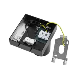 CAN TILT wandspot, zwart, 10 x 10 cm, metalen GU10 schakelaar