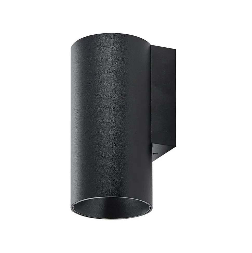 CAN wandlamp, zwart, 1-lamp, hoogte 13 cm, metaal, GU10