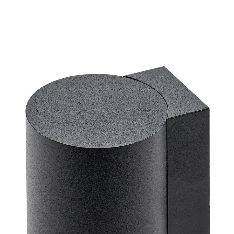 CAN wandlamp, zwart, 1-lamp, hoogte 13 cm, metaal, GU10