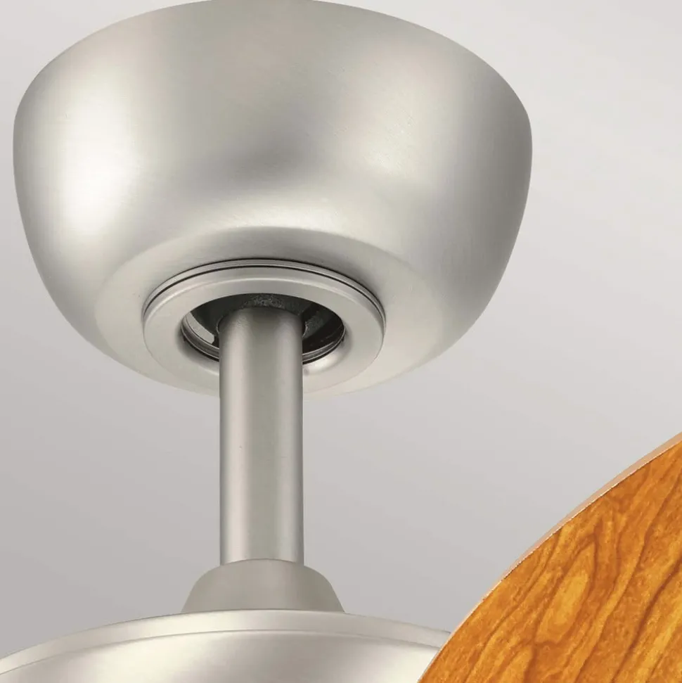 Canfield 30 plafondventilator, geborsteld nikkel