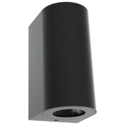 Canto Maxi 2 Seaside buitenwandlamp, zwart, GU10, 17 cm