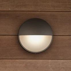 Capricorn - antracietkleurige LED wandlamp, IP 44