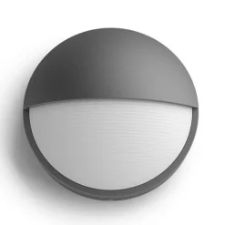 Capricorn - antracietkleurige LED wandlamp, IP 44