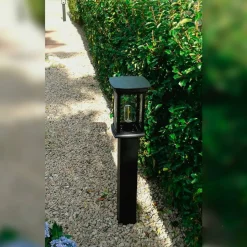 Carlton tuinpadverlichting in zwart