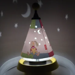 Carrousel Rainbow Rabbit tafellamp en nachtlampje