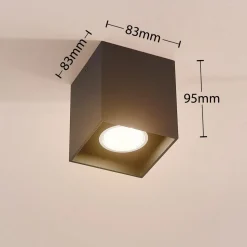 Carson - Plafondspot in zwart