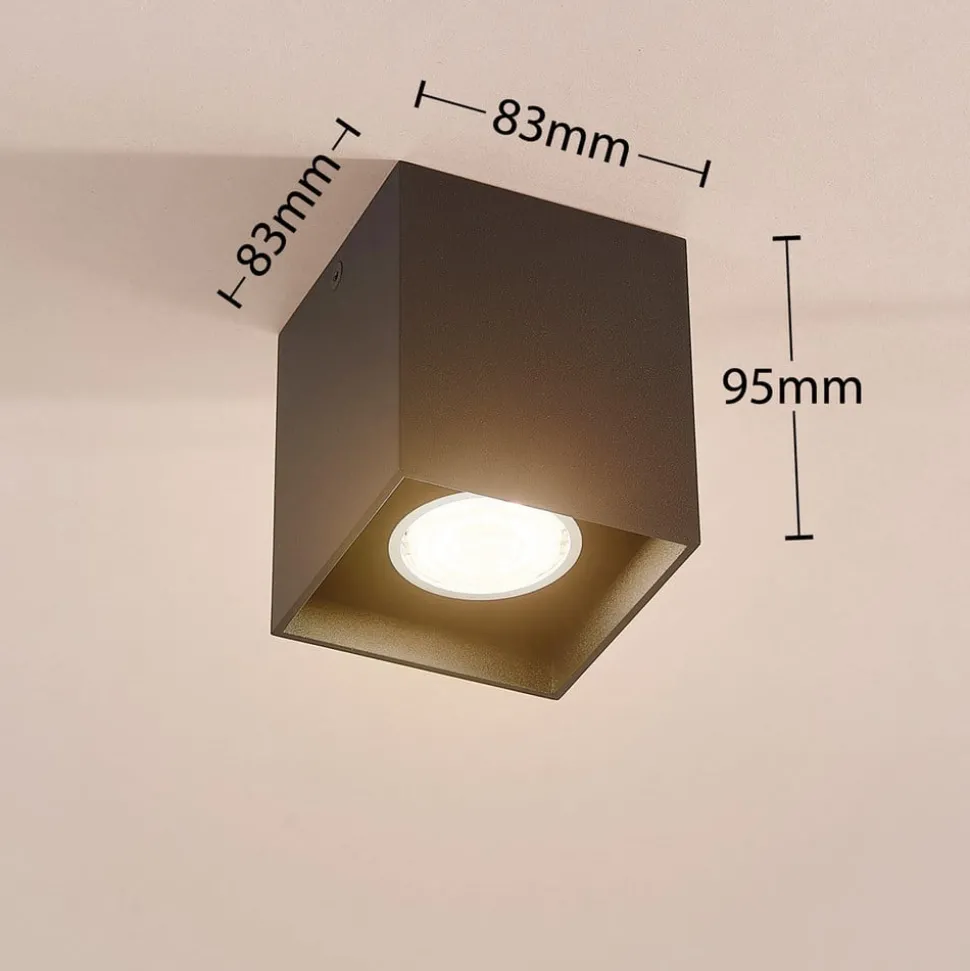 Carson - Plafondspot in zwart