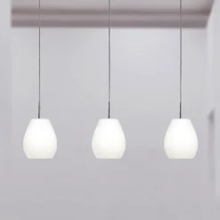 Casablanca Bagan hanglamp, 3-lamps, Ø 13cm