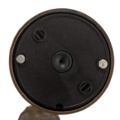 Casale buitenwandlamp, antiek koper helder glas