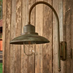 Casale buitenwandlamp, hoogte 60cm, brons antiek