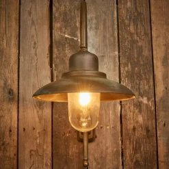 Casale buitenwandlamp, hoogte 60cm, brons antiek