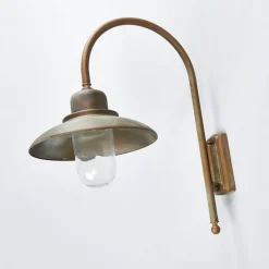 Casale buitenwandlamp, hoogte 60cm, brons antiek