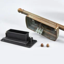 Casale buitenwandlamp, hoogte 60cm, brons antiek