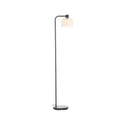 Casto vloerlamp, hoogte 150 cm, amber, glas/metaal