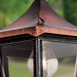 Charmante hanglamp ANTOINE met koperdak