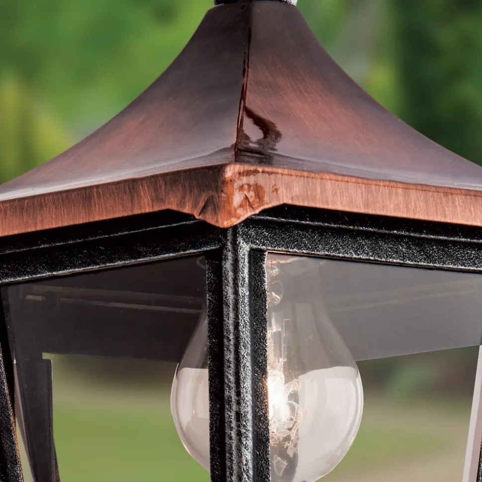 Charmante hanglamp ANTOINE met koperdak