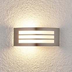 Chique buitenwandlamp Raja met strepenlook