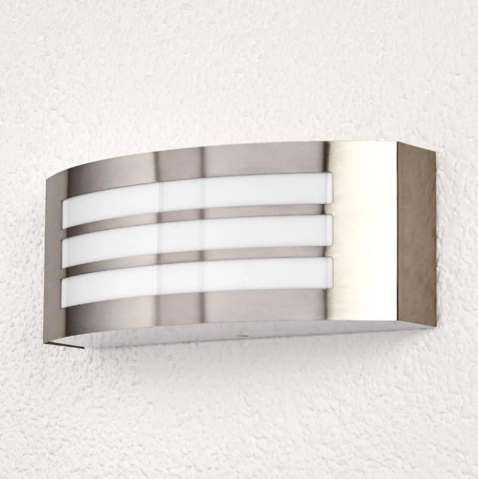 Chique buitenwandlamp Raja met strepenlook