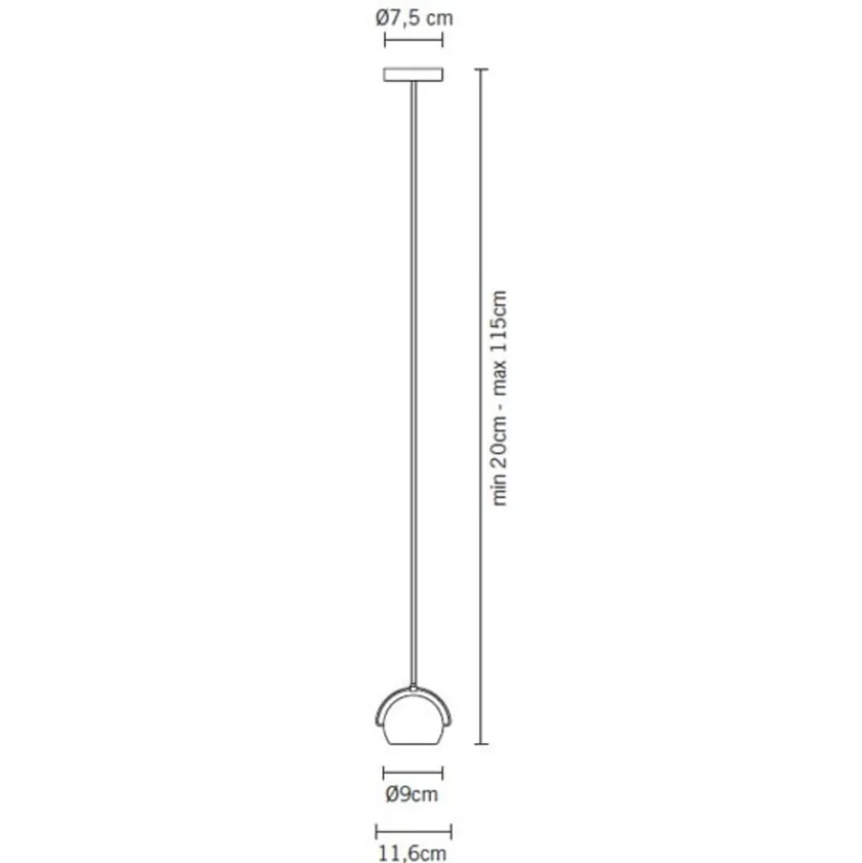 Chique design hanglamp BELUGA COLOUR koper