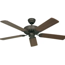 Chique plafondventilator Classic Royal, notenhout