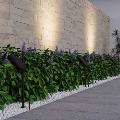 Chopa LED grondspies lamp, in hoogte verstelbare spot