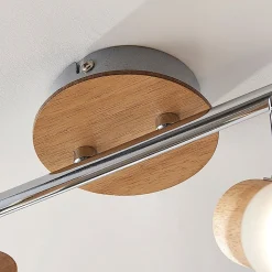 Christoph houten spot, 2-lamps