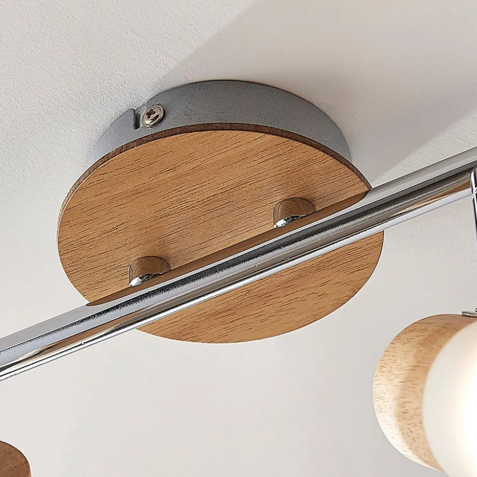 Christoph houten spot, 2-lamps