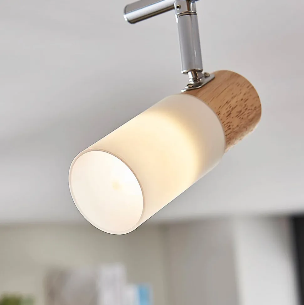 Christoph houten spot, 2-lamps