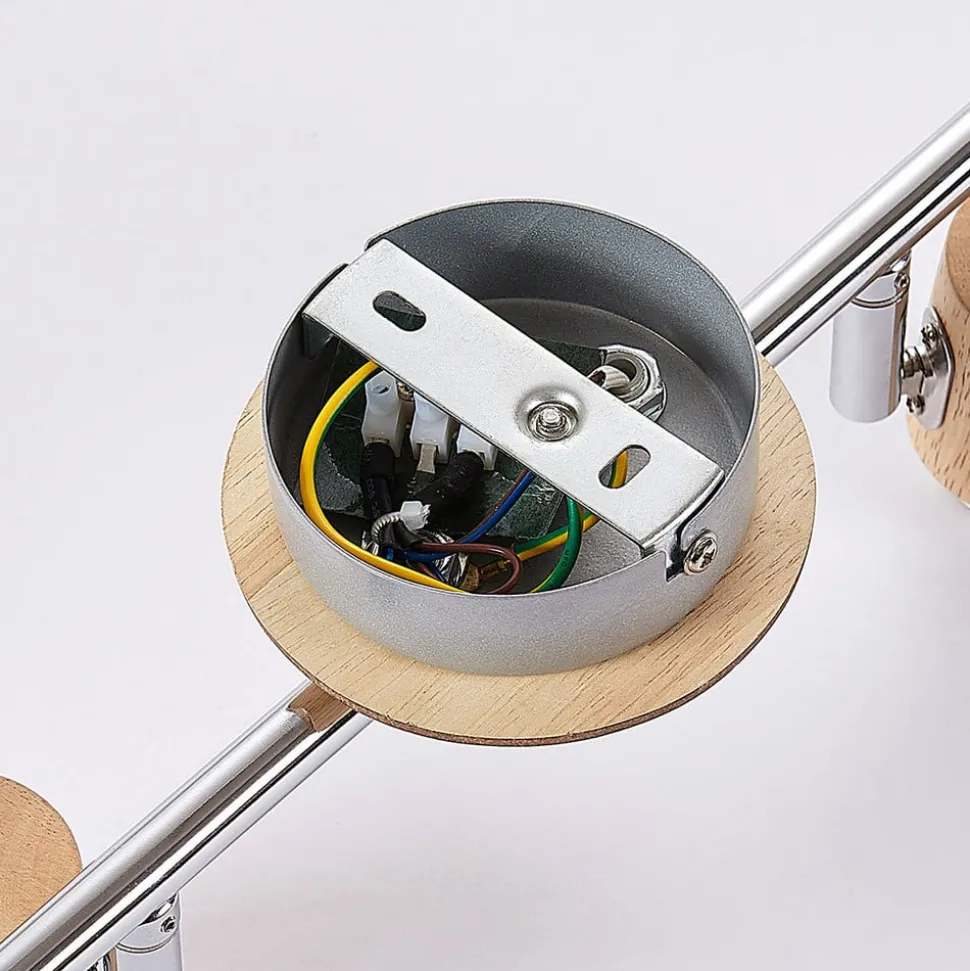 Christoph houten spot, 2-lamps