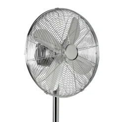Chromen staande ventilator VE5952 - verstelbaar