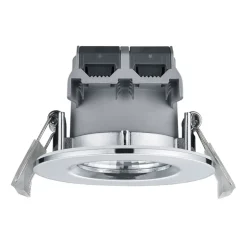 Chroomkleurige LED inbouwspot Zagros, IP65