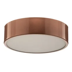 Cleo 300 plafondlamp, koper, sensor, IP20, Ø 30 cm, metaal