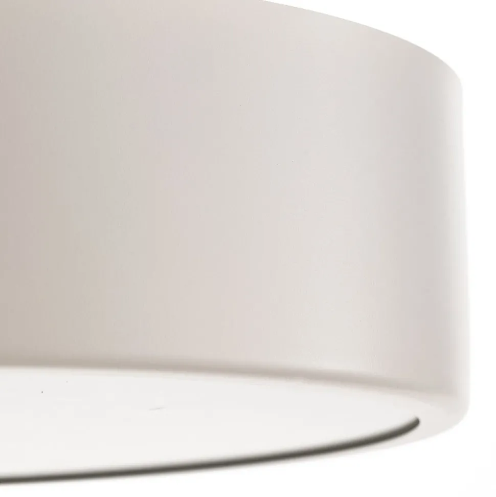 Cleo 300 plafondlamp, wit, sensor, IP20, Ø 30 cm, metaal