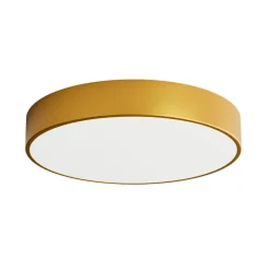 Cleo plafondlamp, Ø 50 cm, IP54, goudkleurig, metaal, E27