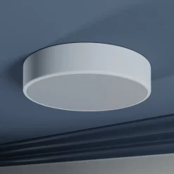 Cleo plafondlamp, Ø 40 cm, IP20, wit, metaal, E27