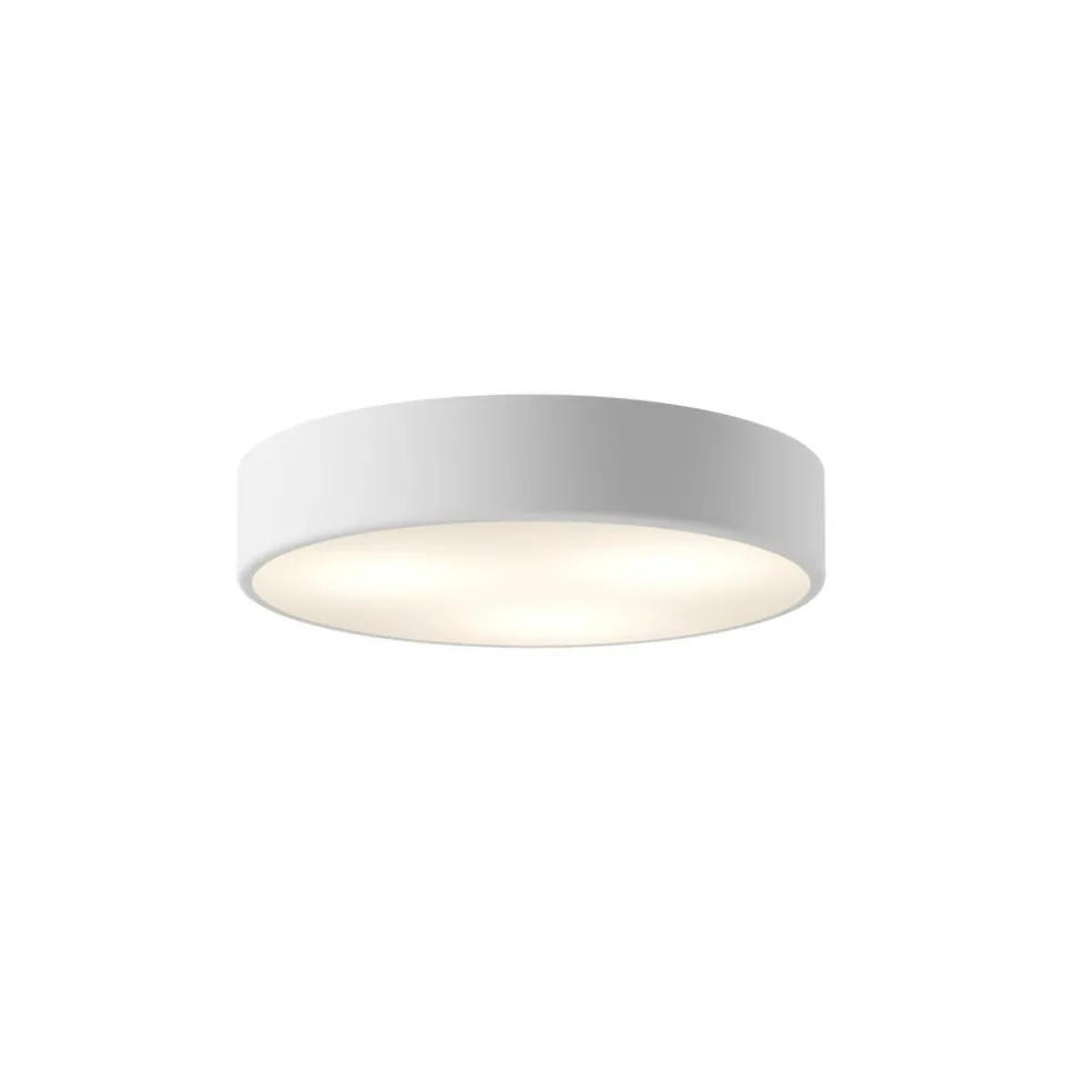 Cleo plafondlamp, Ø 40 cm, IP20, wit, metaal, E27
