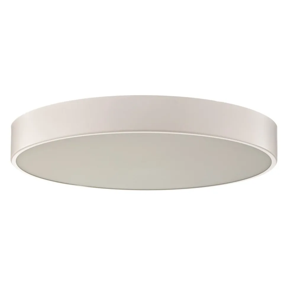 Cleo plafondlamp, Ø 60 cm, IP20, wit, metaal, E27