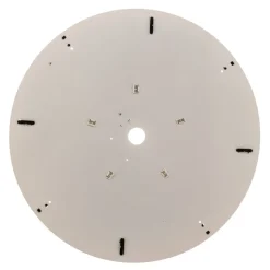 Cleo plafondlamp, Ø 60 cm, IP20, wit, metaal, E27