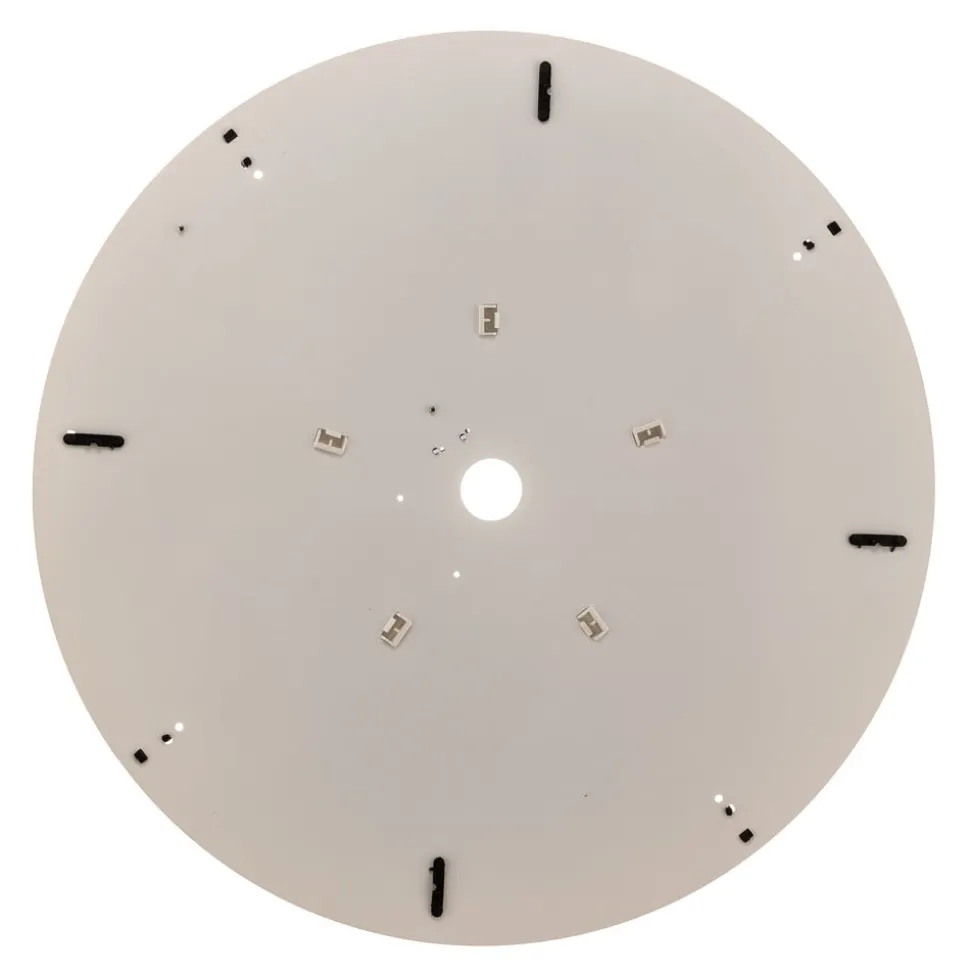 Cleo plafondlamp, Ø 60 cm, IP20, wit, metaal, E27