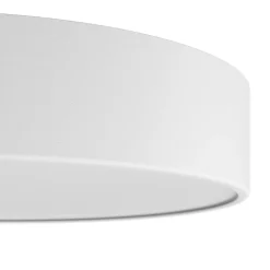 Cleo plafondlamp, Ø 20 cm, IP54, wit, metaal, E27