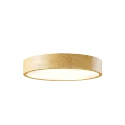 Cleo plafondlamp, Ø 48 cm, 4-lamps, eikenhout, E27