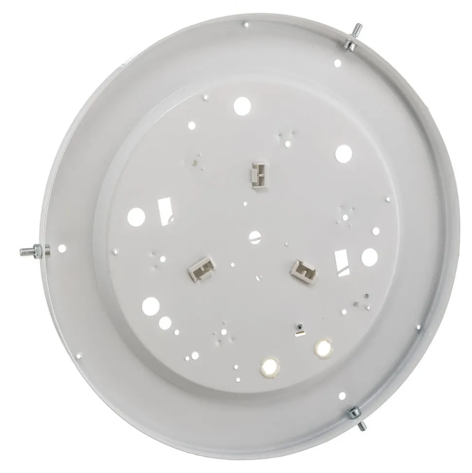 Cleo plafondlamp, Ø 38 cm, 3-lamps, eikenhout, E27