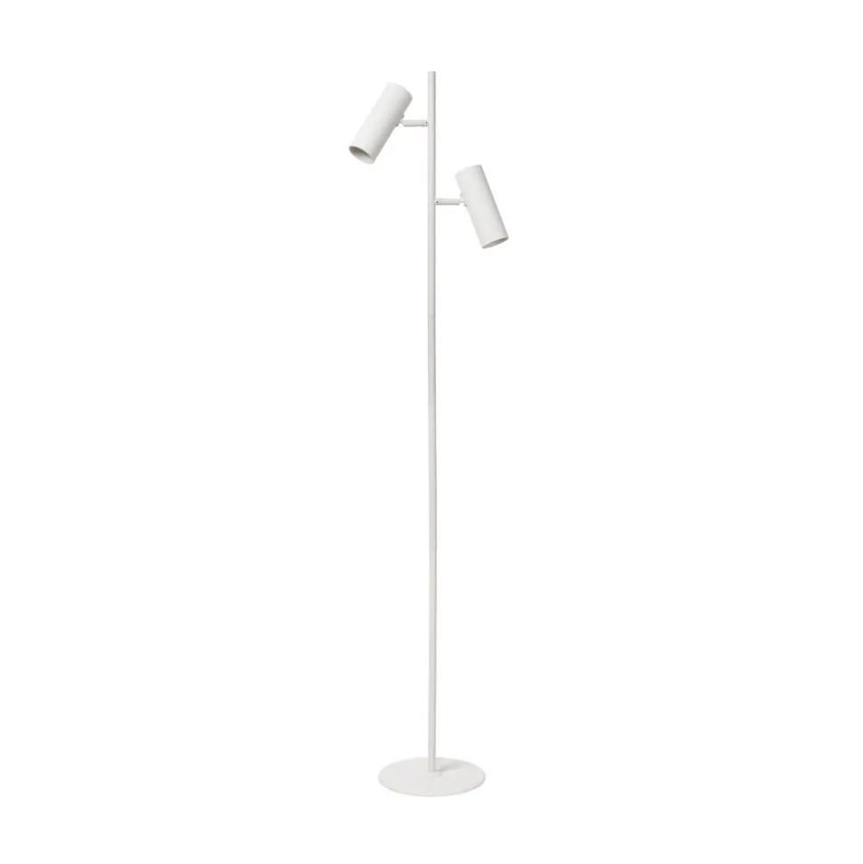 Club vloerlamp, verstelbaar, wit, metaal, 140 cm, GU10