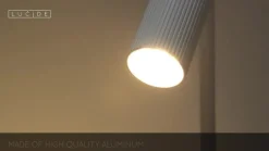 Club vloerlamp, verstelbaar, wit, metaal, 140 cm, GU10