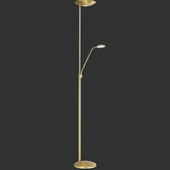 Cobra LED uplighter met messing leeslamp