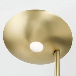 Cobra LED uplighter met messing leeslamp